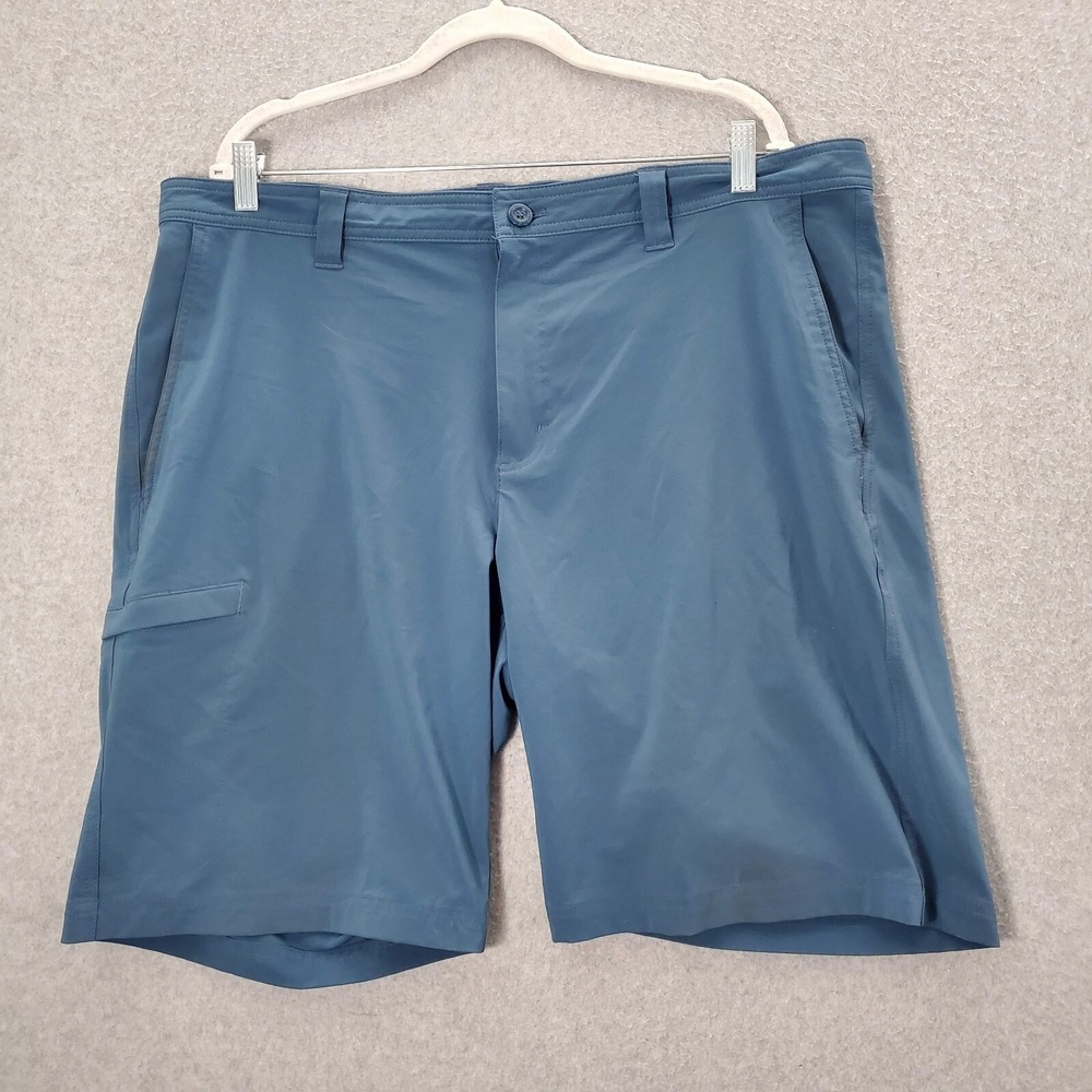 Columbia Men Shorts 40 Blue Cargo Outdoors Hiking READ